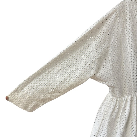 NEW IRO Paris Leonore Semi Sheer Mini Dress US Size 8 (40) WHITE Cocktail Party - Picture 5 of 12